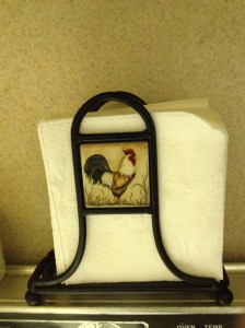 This is the second napkin holder she got us...