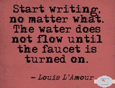 start writing